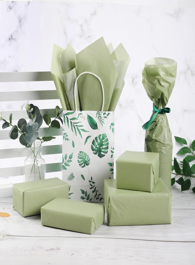 Bolsome 100 Sheets 20 * 14 Inches Green Tissue Paper for Gift Wrapping, Sage Green Wrapping Tissue for Gift Bags for Baby Shower Wedding Birthday St. Patrick's Day DIY Craft - Image 5