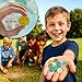 ARSUK Large Glass Shooter Marbles for Decoration 25mm1 inch 10pcs Assorted Colour Marble Game Marble Run Accessories Learning and Recreational Sports Outdoor Play 10pcs Glowinthe Dark Marbles - Image 3