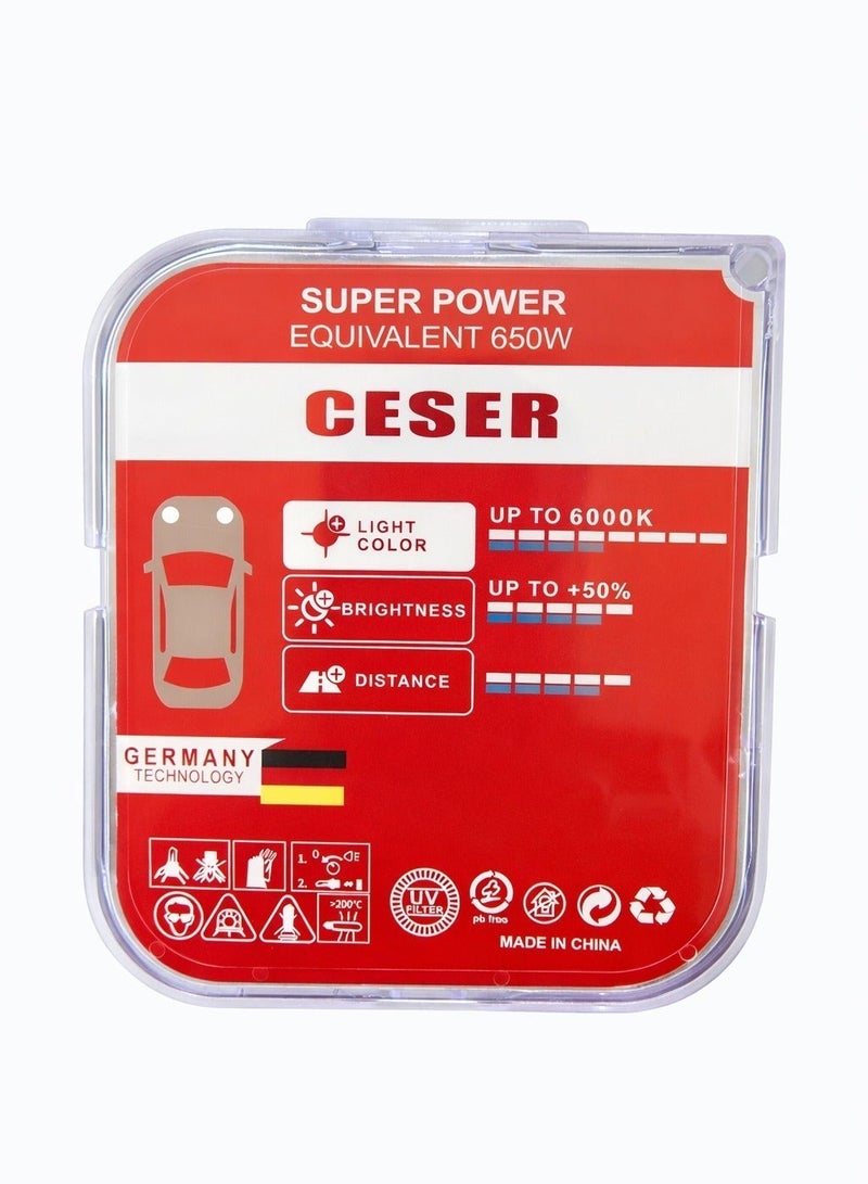 سيزار لمبات ليد للسيارة بقدرة 40 وات -H8/H9/H11 - Image 4