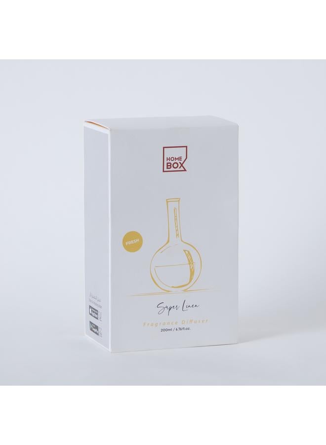 إيدين طقم ناشر أعواد عطرية وزيت قابل لإعادة التعبئة من سوبر لينين مع برطمان زجاجي 200 مل - Image 4