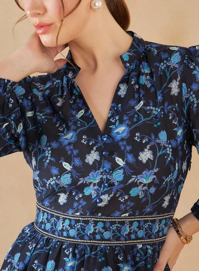 FEMELLA Floral Print Dress