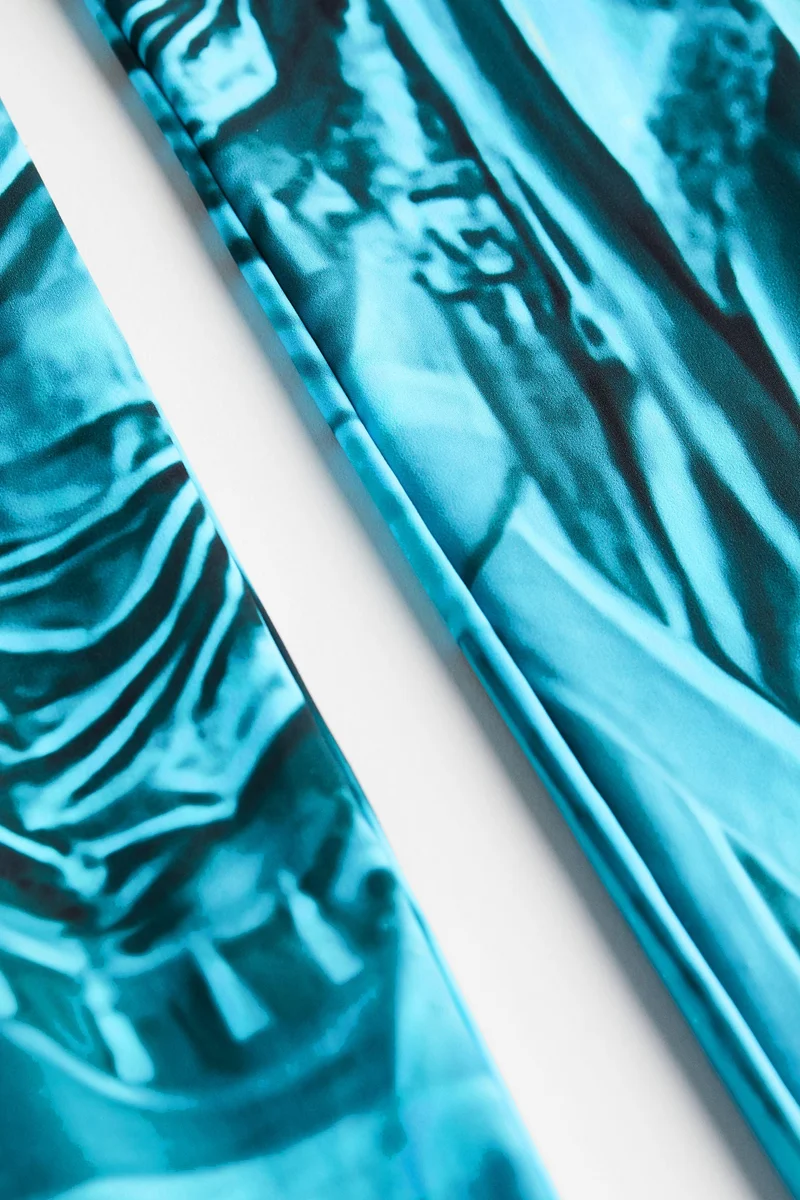 H&M Printed corset-waist leggings