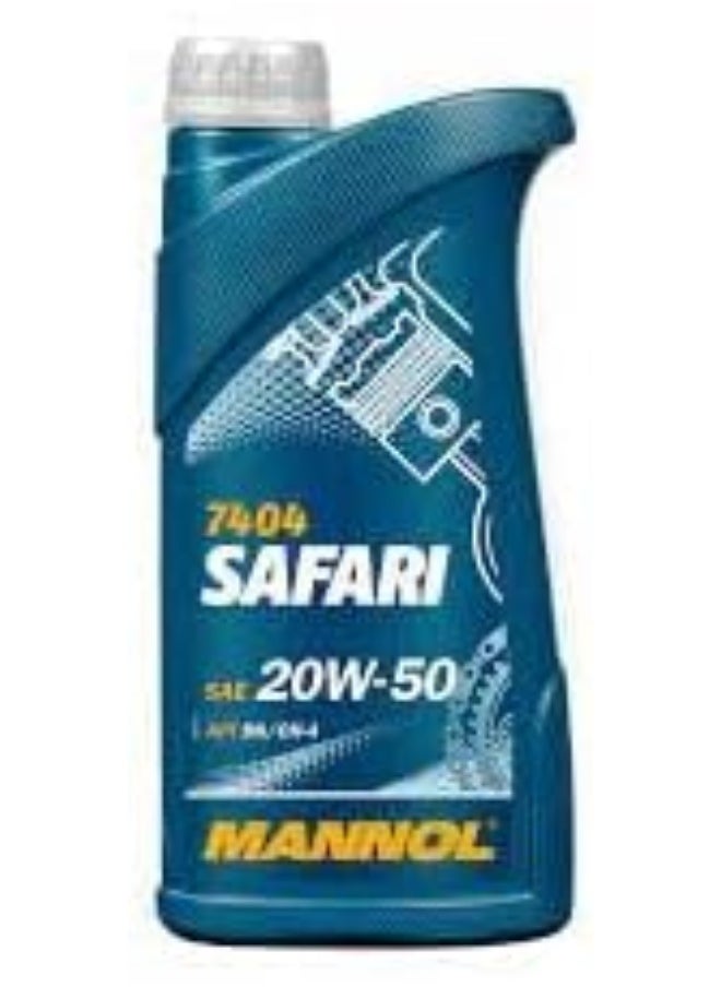 MANNOL - - Germany Engine Oil 7404 Safari 20W-50 1 Litre - Image 1