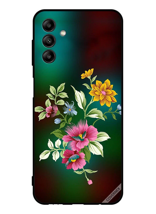 Covernex غطاء حماية لهاتف سامسونج جالاكسي A04s مزخرف بالزهور - Image 1