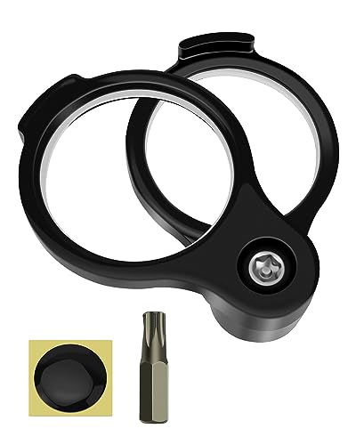 HUQUZN Upgraded AntiTheft Tailgate Lock Fit for Toyota Tacoma 20052015 Aluminum Alloy Pickup Truck Tailgate Protection Locks Black - Image 1