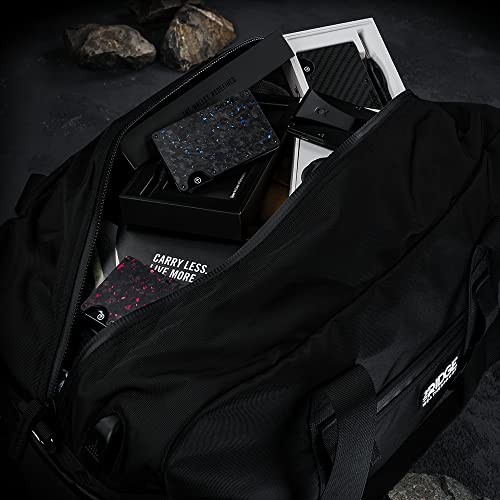 The Ridge Wallet - Slim Minimalist Compact Wallet and Card Holder| RFID Protected Front Pocket Wallets | Integrated Cash Strap | Forged Pacific - Image 5