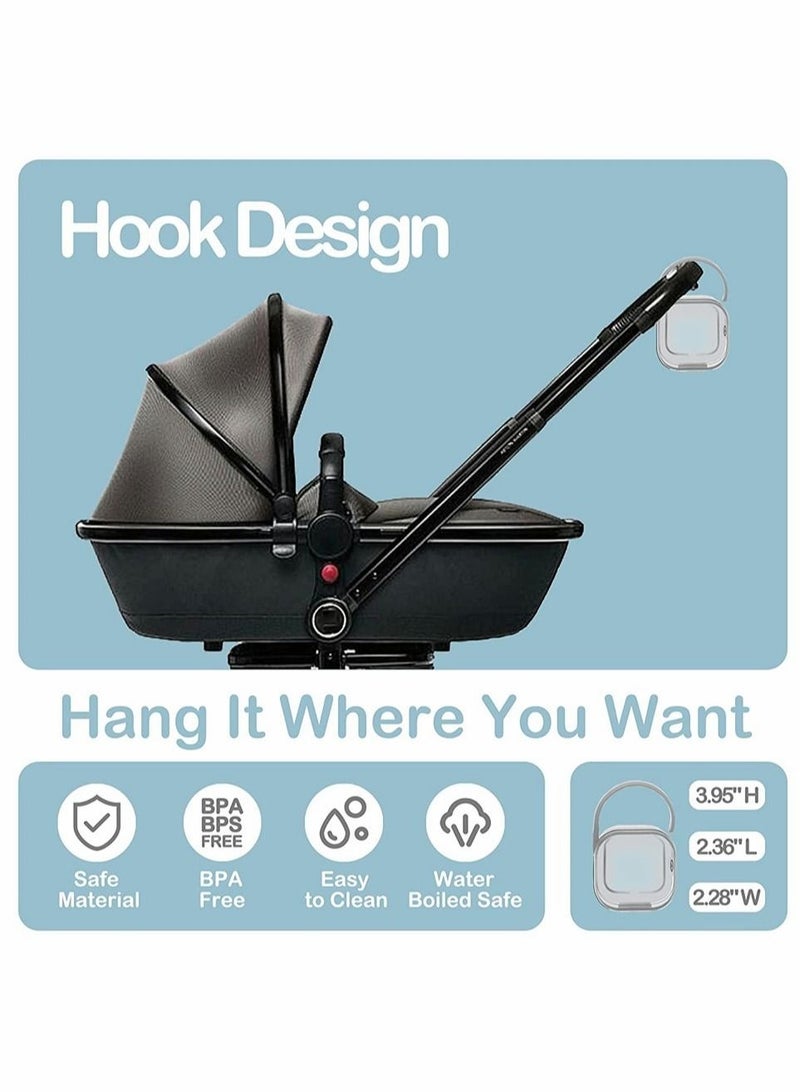 Captaintech 3 Pack Pacifier Case, Pacifier Container, Baby Pacifier Holder Box for Travel, BPA Free Pacifier and Nipple Shield Cases, Keeps Baby’s Binkies Clean and Accessible, Pacifier Accessories - Image 5