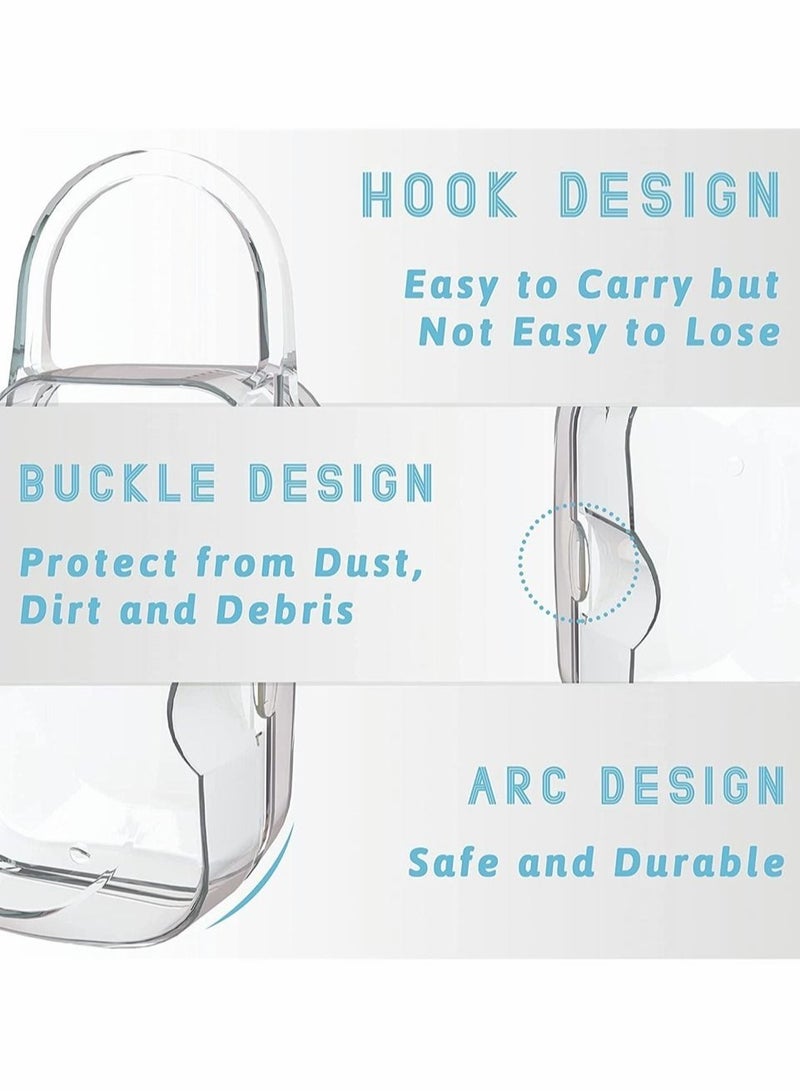 Captaintech 3 Pack Pacifier Case, Pacifier Container, Baby Pacifier Holder Box for Travel, BPA Free Pacifier and Nipple Shield Cases, Keeps Baby’s Binkies Clean and Accessible, Pacifier Accessories - Image 2