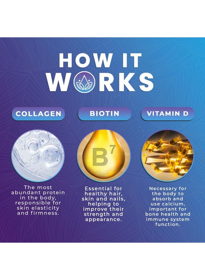 DR EMIL NUTRITION Multi Collagen Peptides Plus Biotin And Vitamin D Biotin And Collagen Supplements For Hair Skin And Nails Biotin Pills For Hair Growth  - Image 4