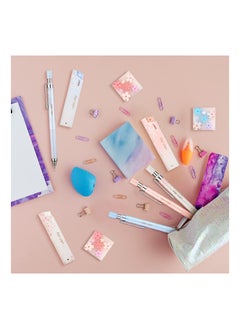 Y&D 15 Pcs Cherry Mechanical Pencil Set Include 6 Kawaii Automatic Drafting with Tubes Refill and 3 Cute Erasers for Sketching Architecture Drawing  - Image 3