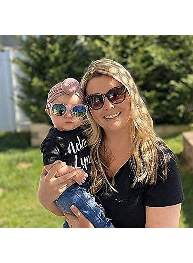 WHISKET Baby Girls Turban Headbands Newborn Round Knot Wide Headwrap For Infant Toddler Boys Hair Accessories [Multi Colors] (2) - Image 5