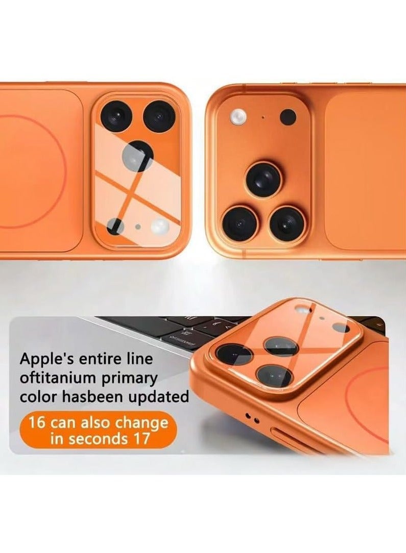 protective case cover to convert for Apple iPhone 16 Pro to Apple iPhone 17 Pro - Orange - Image 4