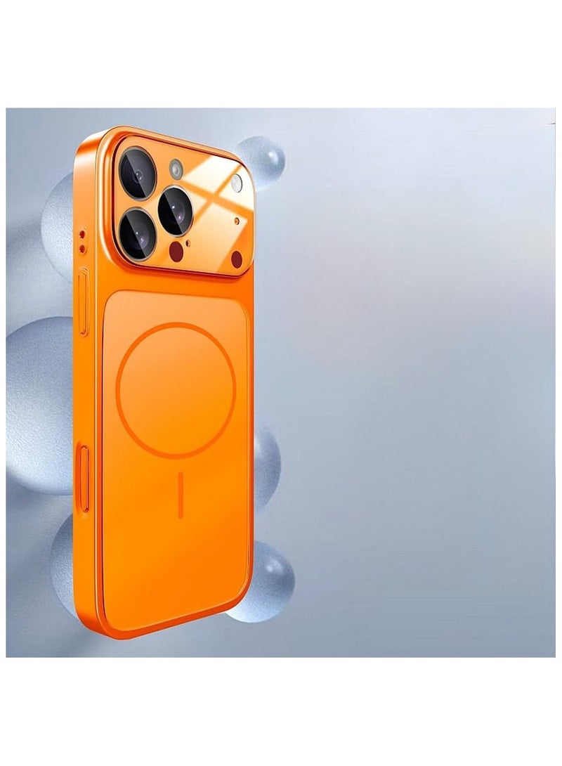 protective case cover to convert for Apple iPhone 16 Pro to Apple iPhone 17 Pro - Orange - Image 1