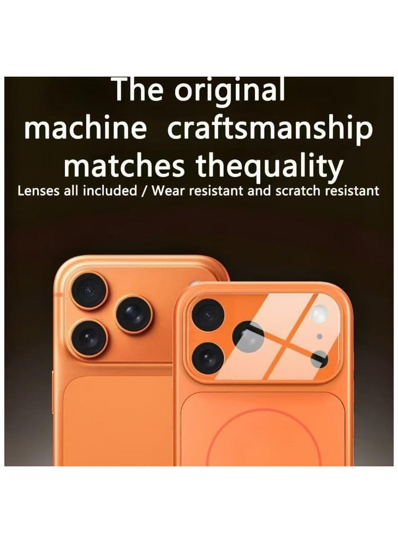 protective case cover to convert for Apple iPhone 16 Pro to Apple iPhone 17 Pro - Orange - Image 5