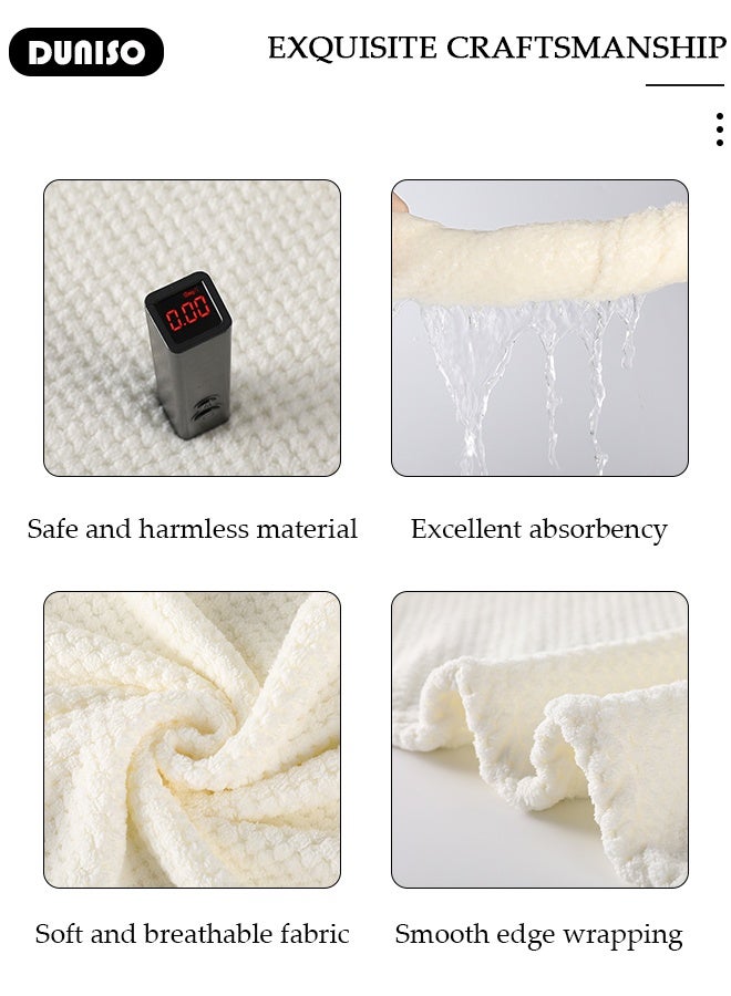 DUNISO روب ناعم ماص للنساء - رداء استحمام قابل للارتداء - منشفة استحمام قابلة للتنفس - أردية استحمام صيفية سريعة الجفاف وخفيفة الوزن ومريحة لمنتجع صحي ومنزل وفندق - Image 3