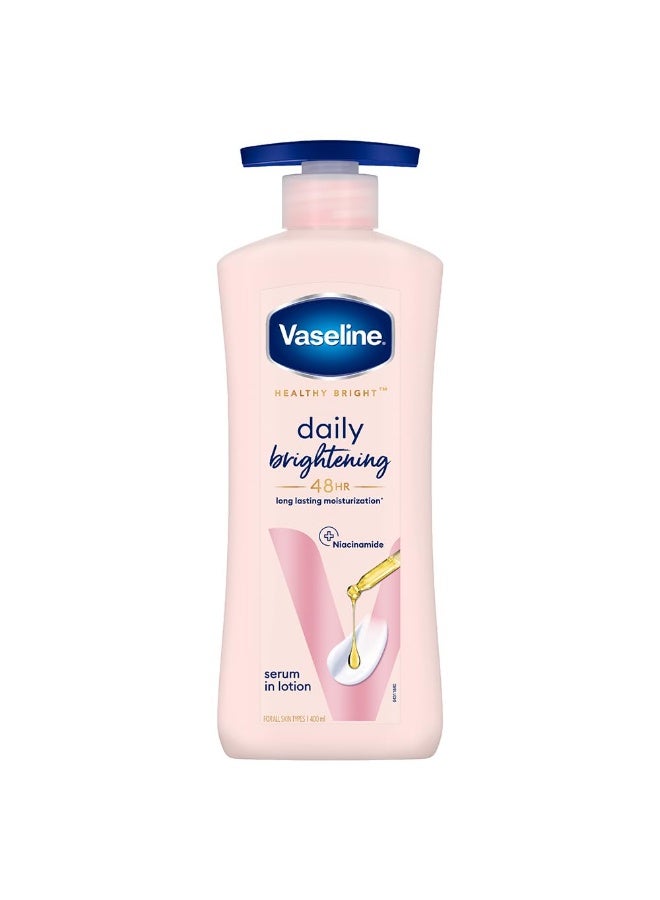 فازلين لوشن تفتيح الجسم اليومي 400 مل - Image 1