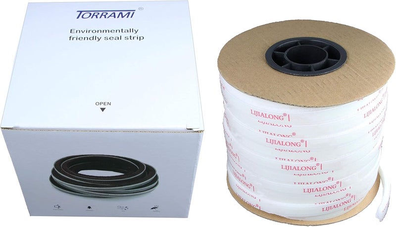 TORRAMI Adhesive Brush Seal Weather Stripping 11/32 inch x 3/16 inch x 62 ft, Dustproof Soundproof Windproof for Windows Bottom and Frame,Sliding Doors Frame,Wardrobe, White - Image 4