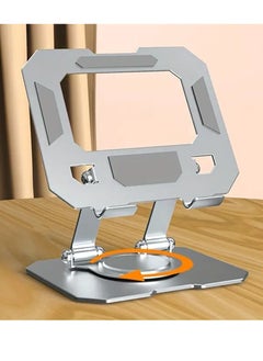 Desert iPad Desktop Holder with 360 Degree Holder Stand, Universal Tablet Holder, Portable & Foldable, Desert DS-11 - Grey  - Image 2