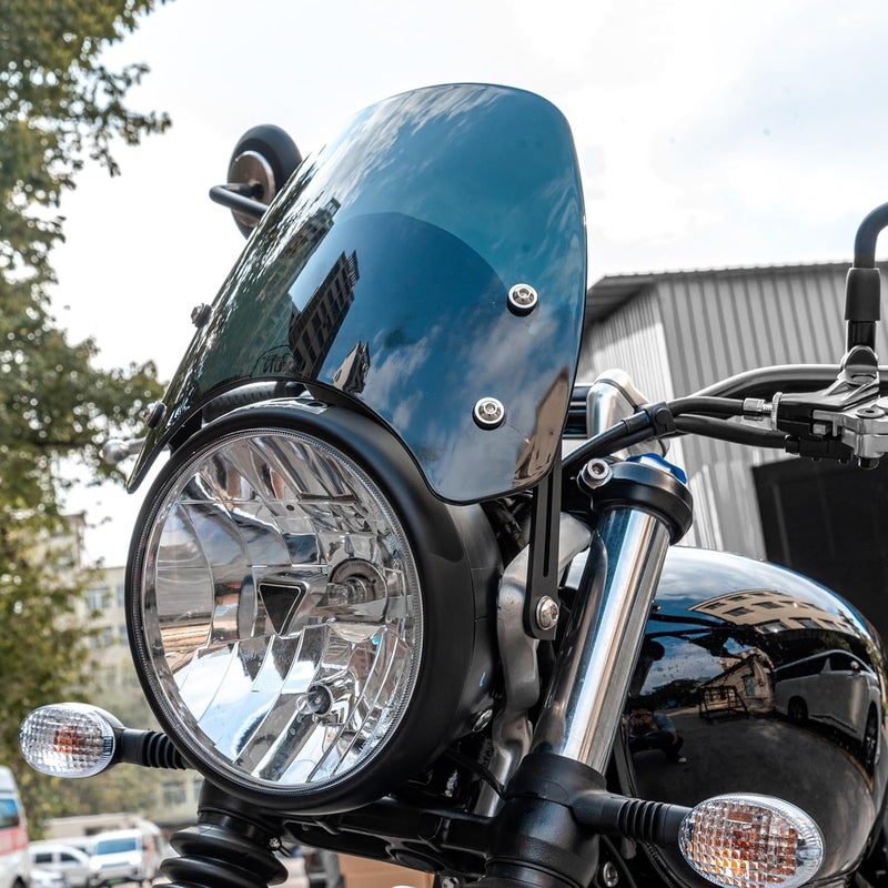 Lorababer Double Bubble Windshield for Triumph Street Twin 900 - Image 1