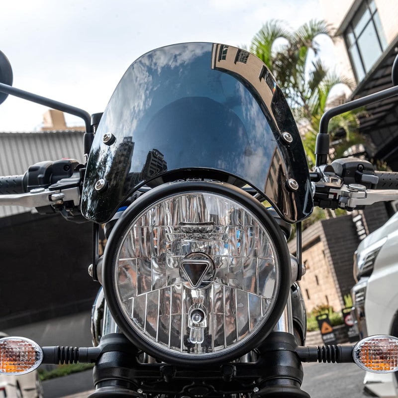 Lorababer Double Bubble Windshield for Triumph Street Twin 900 - Image 2