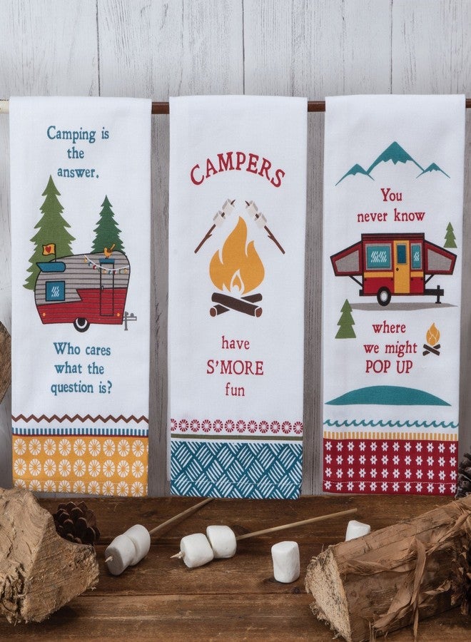 Kay Dee Designs Camping Life Kitchen Tea Towels, Set of 3 - Image 2