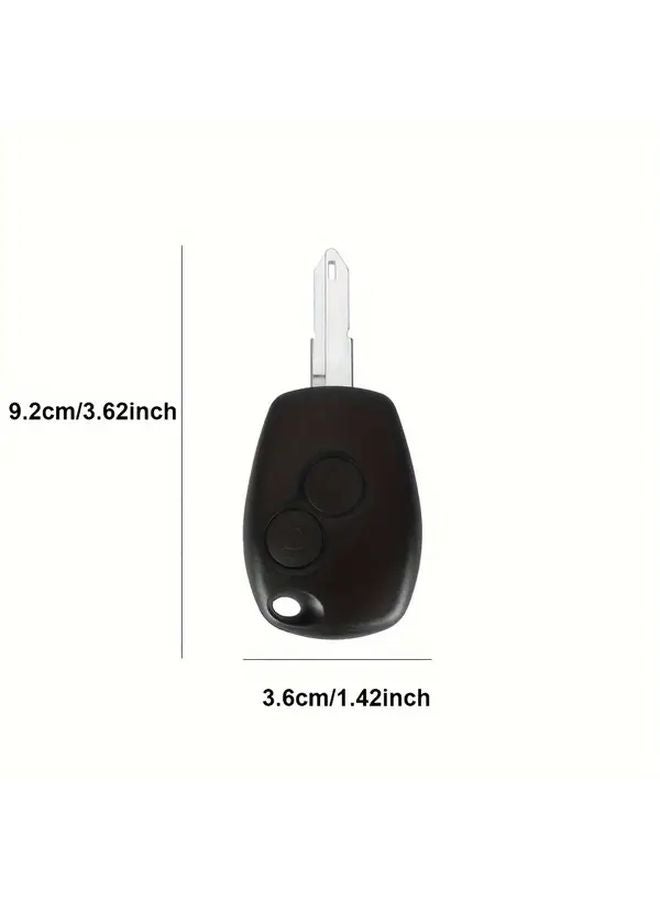NE72 Blade 2 Buttons Remote Key Shell for Renault Duster Clio 3 Twingo Logan Sandero Kangoo Modus - Image 2