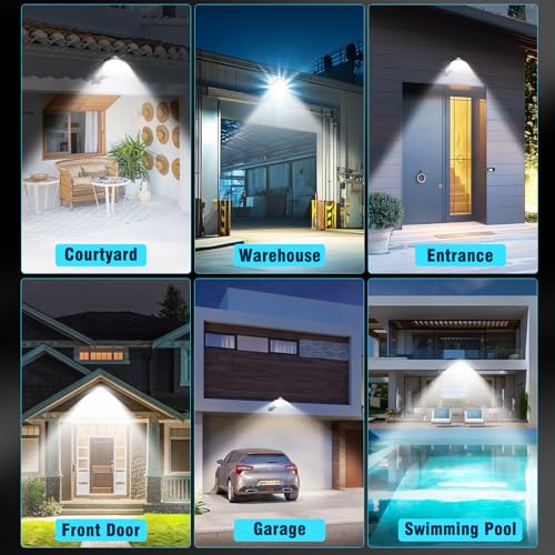 Dimgogo 150W LED Barn Light, 20000LM Dusk to Dawn Outdoor Yard Light with Photocell, IP66 Waterproof, 1200W MH/HPS Equivalent, Aluminum Housing Outside Security Flood Lighting for Garage Farmhouse - Image 5