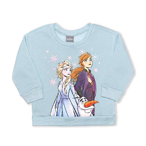 Disney Princess Girls 2 Piece Zip Up Hoodie and Sweatshirt for Toddler and Little Kids - Image 2