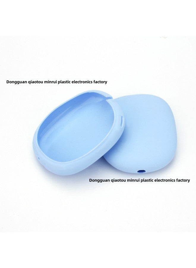 Digital Computer/bluetooth Headset Case/bluetooth Headset Shell Protective Cover For Airpods Pro-Color:Shell Light Blue-Model:Applicable To Airpods Max - Image 1