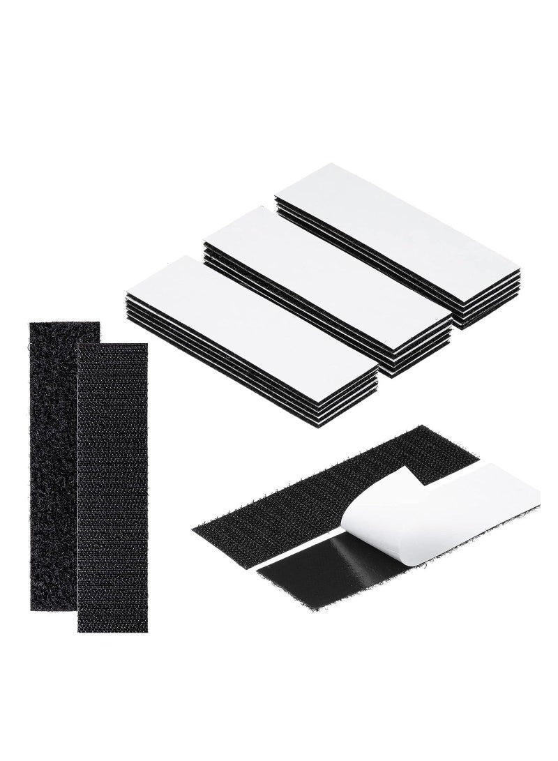 Generic 16 Pairs Double Sided Sticky Hook And Loop Tape Heavy Duty Mounting Tape Pads Extra Strong Self Adhesive Pads  - Image 1