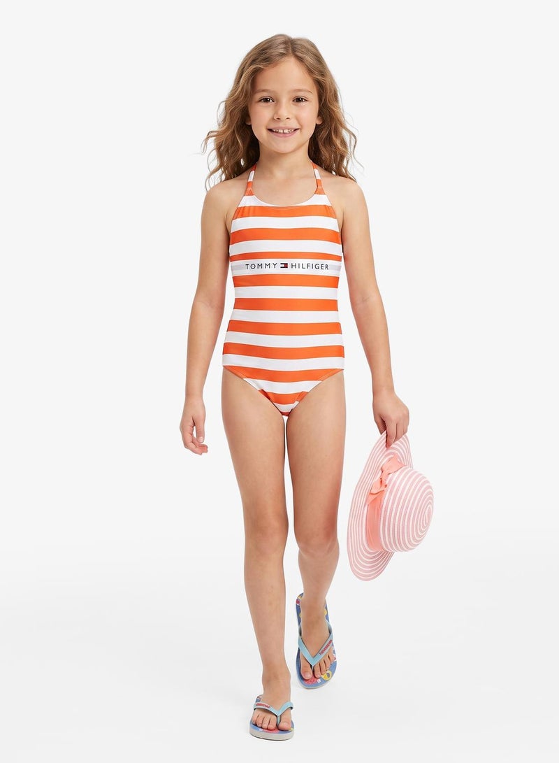 TOMMY HILFIGER Kids Stripe Swimsuit - Image 3