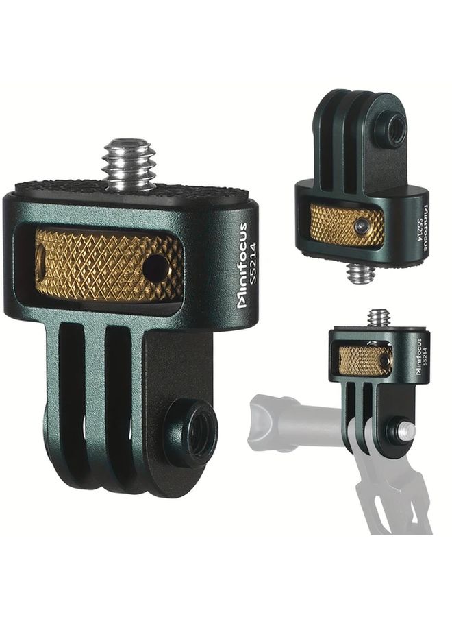 Dark Green Aluminum Alloy Tripod Bracket For Standard 1 4 Inch Camera Accessories - Image 1