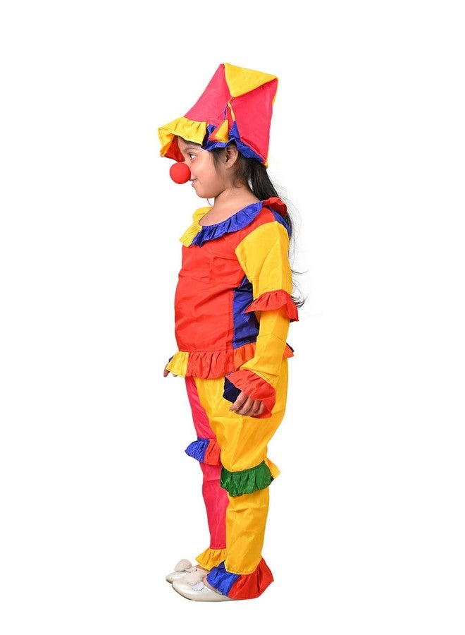 بوك ماي كوستيوم زي تنكري لشخصية المهرج الملون من BookMyCostume للأطفال والكبار من عمر 5 إلى 6 سنوات - Image 4