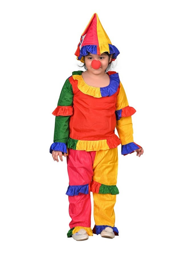 بوك ماي كوستيوم زي تنكري لشخصية المهرج الملون من BookMyCostume للأطفال والكبار من عمر 5 إلى 6 سنوات - Image 1