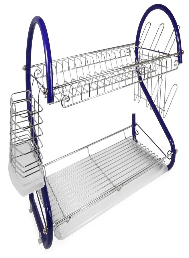 Better Chef dishrack, 16-Inch, Blue