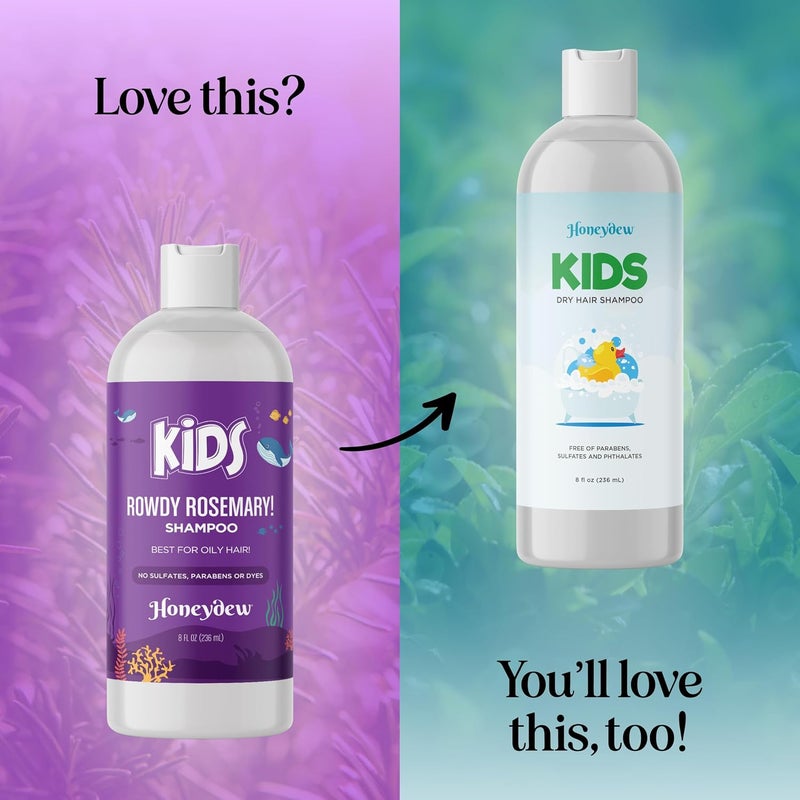Maple Holistics Kids Shampoo for Dry Scalp Care - Cleansing Sulfate Free Shampoo for Kids with Tea Tree Oil and Rosemary for Build Up and Dry Scalp Treatment - Scalp Moisturizer and Dry Scalp Shampoo for Flakes - Image 3