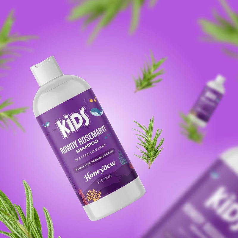 Maple Holistics Kids Shampoo for Dry Scalp Care - Cleansing Sulfate Free Shampoo for Kids with Tea Tree Oil and Rosemary for Build Up and Dry Scalp Treatment - Scalp Moisturizer and Dry Scalp Shampoo for Flakes - Image 5