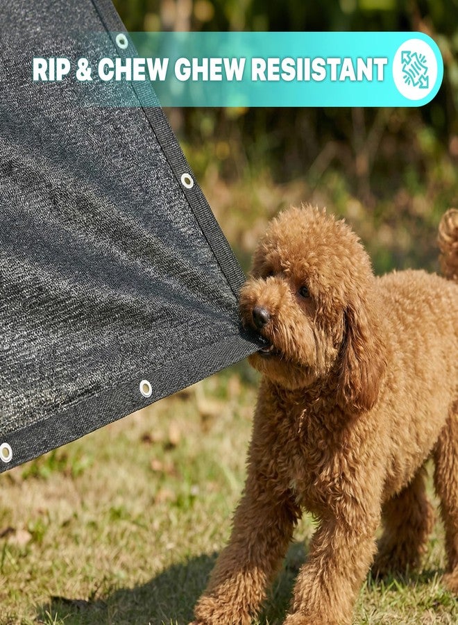 Royal Shade 4' x 10' Black Dog Kennel Shade Cover, 90% UV Block Shade Cloth, Mesh Tarp with Grommets for Dog Playpen, Dog Pen, Dog Run, Dog Crate, Fence Privacy Screen (We Make Custom Size) - Image 4