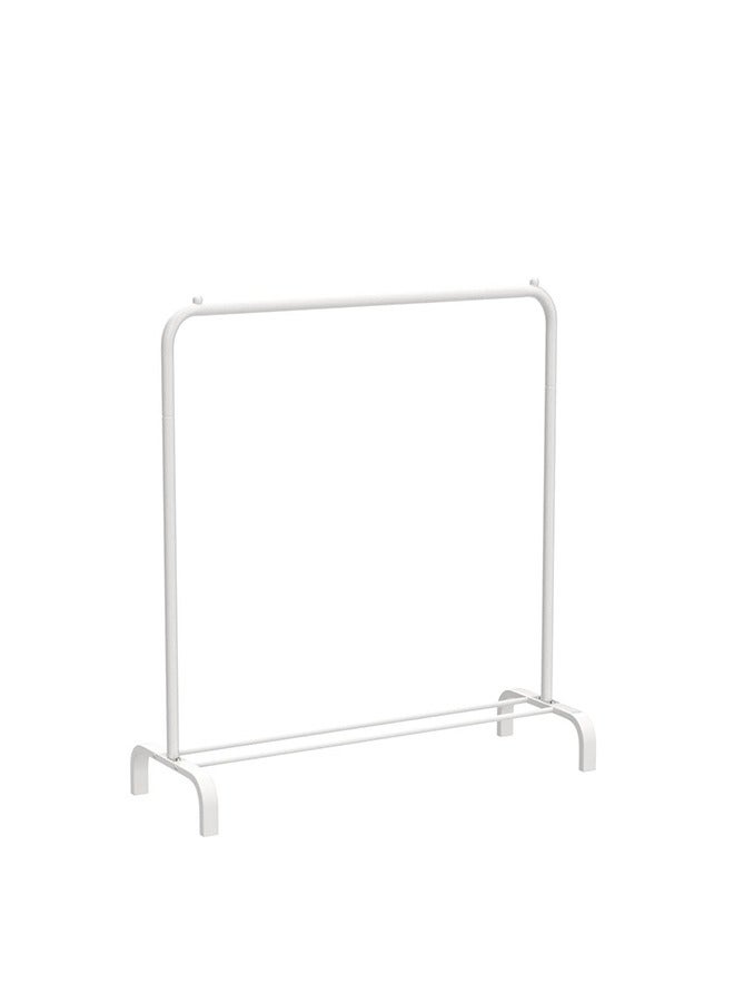 رولستيمي رف ملابس معدني متعدد الأغراض مع أرفف سفلية أبيض 110 * 40 * 150 سم - Image 4