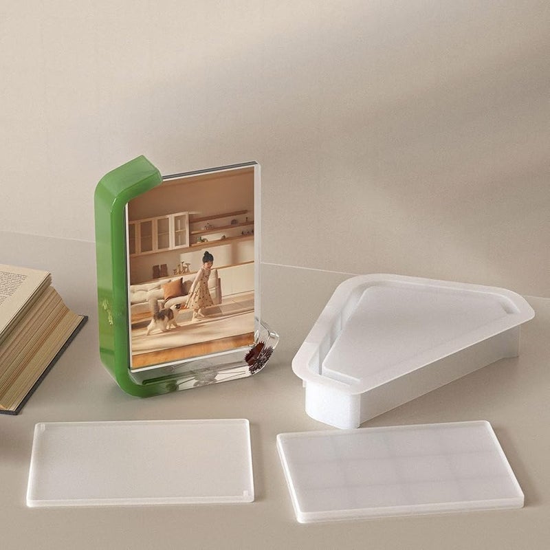 Glitter Epoxy Picture Frame Silicone Mold For Easy Demolding Resin Art Craft - Image 5