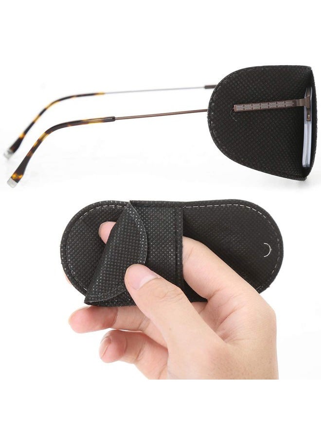 VEEJION Eye Patches for Adults Kids 12 Piece Patch Glasses Treat Lazy Amblyopia Strabismus Left or Right Eyes (Black) - Image 5