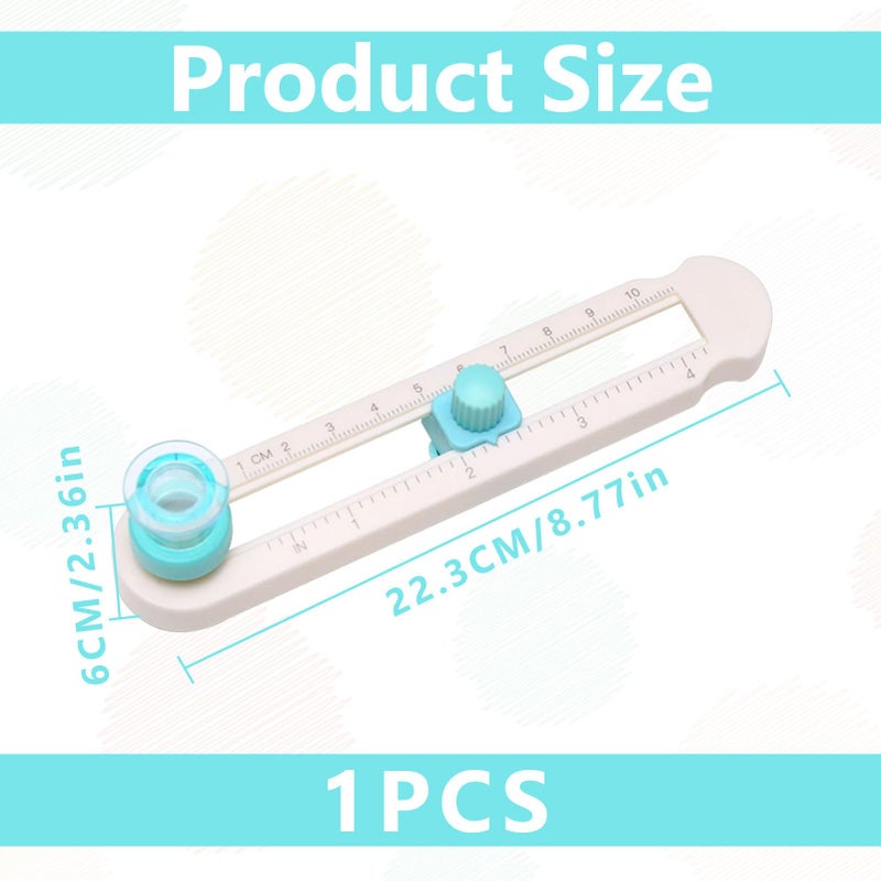 hinbkenla Circle Cutters For Crafts,Diy Circle Cutter,Circle Paper Cutter,Adjustable Any Size 2-20cm Come With Bottom Blade Guard, Easy Operation And Smooth Cutting - Image 2