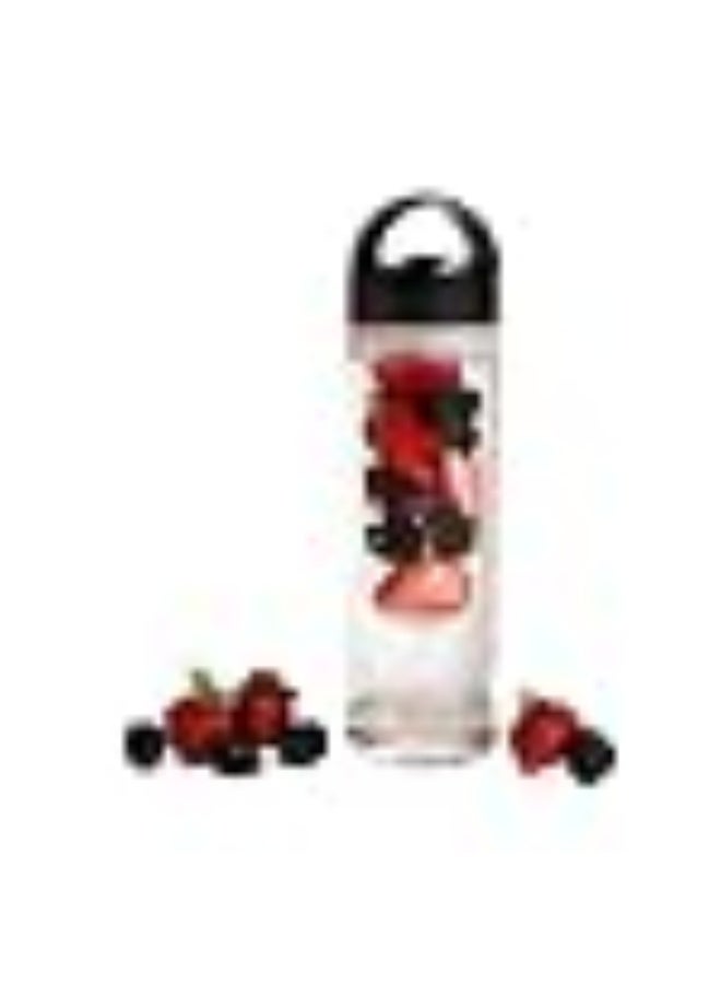 Tier1 23oz Fruit Infuser Water Bottle with Loop Cap  BPA free  Black - Image 2