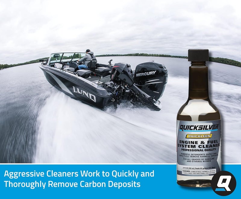 Quicksilver Quickleen Engine & Fuel System Cleaner - 32 Oz - Image 2