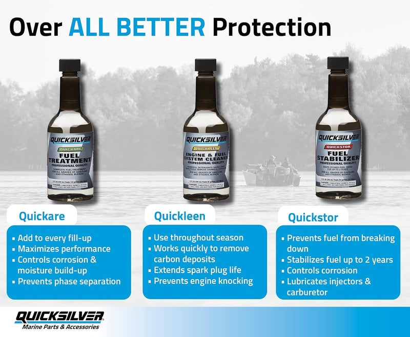 Quicksilver Quickleen Engine & Fuel System Cleaner - 32 Oz - Image 3