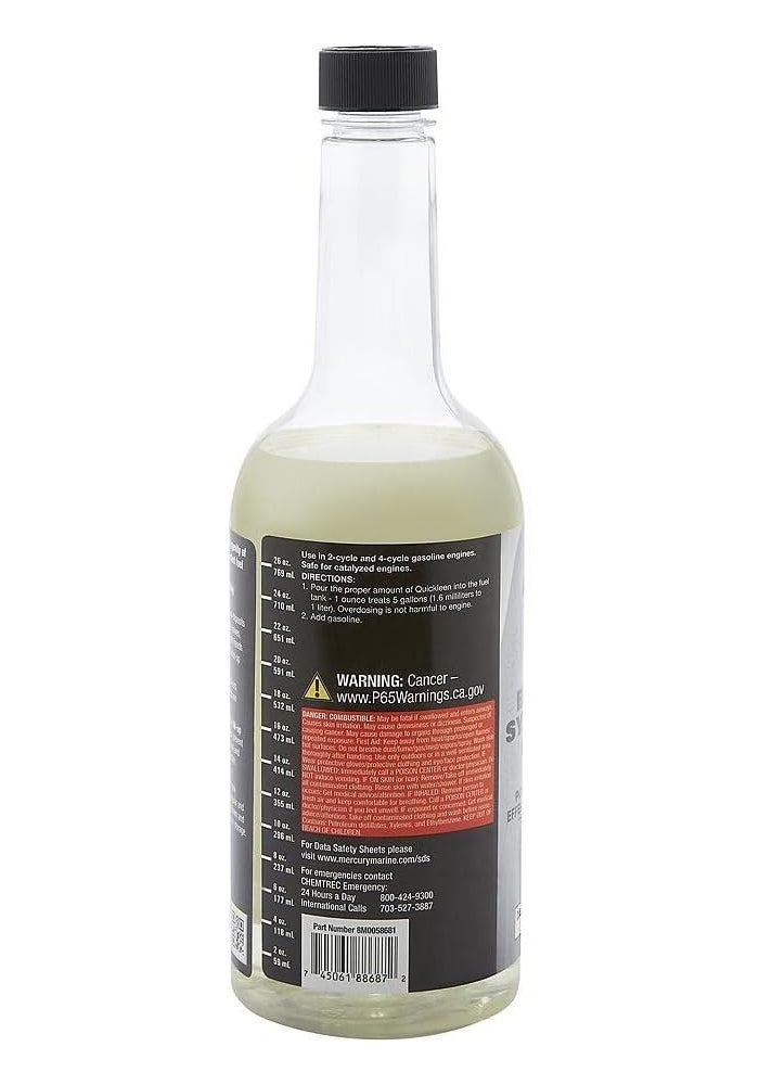 Quicksilver Quickleen Engine & Fuel System Cleaner - 32 Oz - Image 4