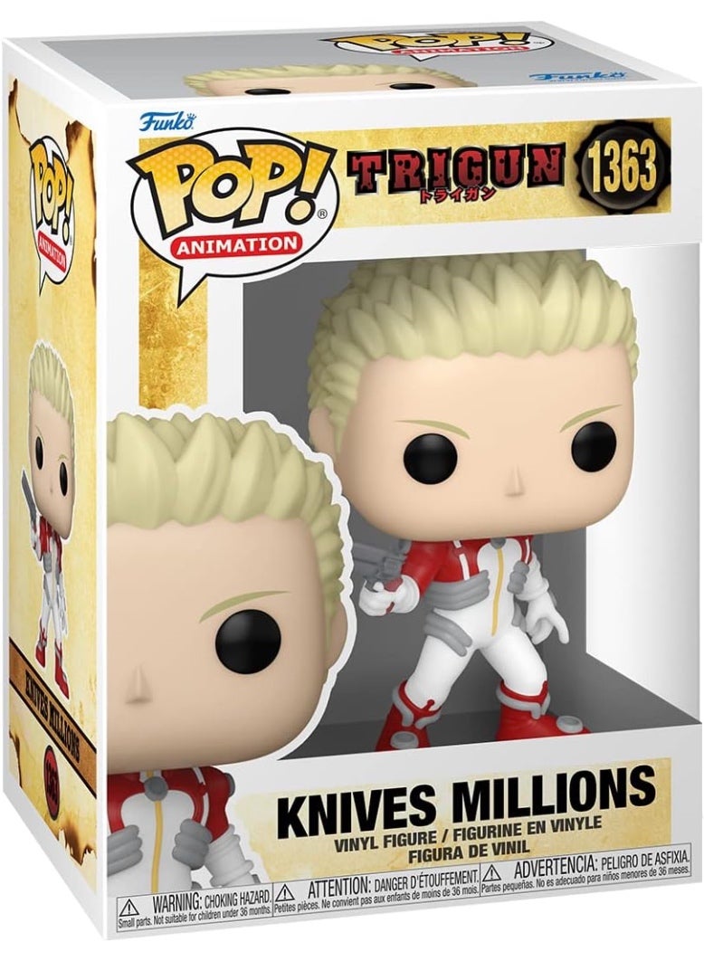 Funko Pop! Animation: Trigun - Knives - Collectable Vinyl Figure - Gift Idea - Toys for Kids & Adults - Anime Fans - Model Figure for Collectors and Display - Image 1