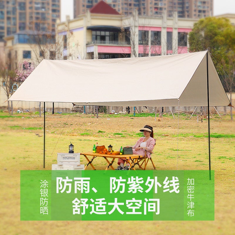 Sun Protection Canopy Outdoor Camping Moisture-Proof Waterproof Anti-Uv Tear-Resistant Sunshade Canopy Manufacturer - Image 2