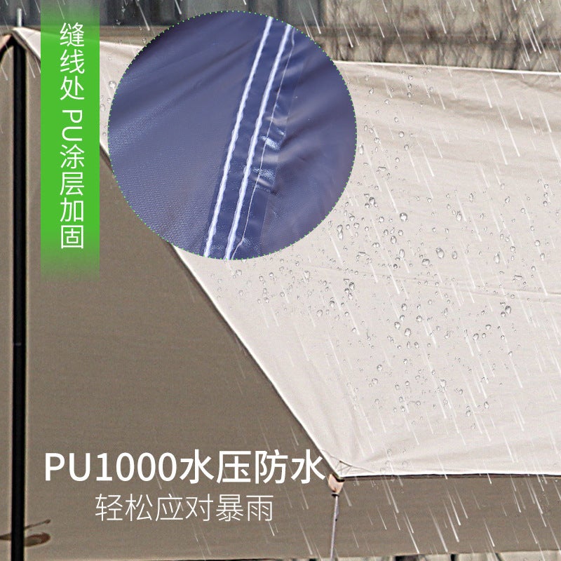 Sun Protection Canopy Outdoor Camping Moisture-Proof Waterproof Anti-Uv Tear-Resistant Sunshade Canopy Manufacturer - Image 4