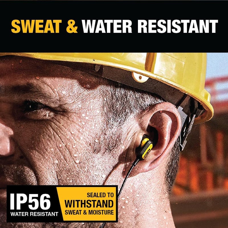 DEWALT Heavy Duty Jobsite USB C Headphones for iPad/iPhone 17/16/15 Pro Max, Corded Type C Earphones USBC Ear Buds Wired w/Microphone Volume Control Module, Compatible w/MacBook Samsung S23 Ultra - Image 4
